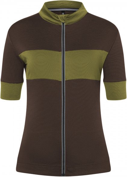 super.natural - Women's Grava Jersey - Radtrikot Gr XL braun