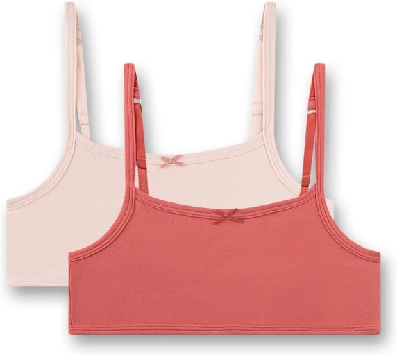 Sanetta - Kid's Doppelpack Bustier 349459 - Alltagsunterwäsche Gr 176 rosa