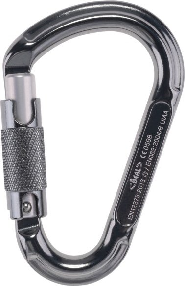Beal - Be Lock - Schraubkarabiner grau