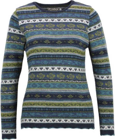 Thumbnail - Flomax - Women's Pullover Oda - Wollpullover Gr XL blau