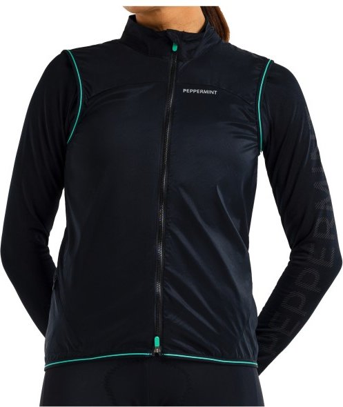 Thumbnail - PEPPERMINT - Women's Gilet - Fahrradweste Gr M schwarz