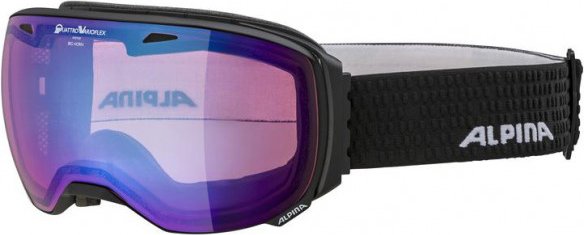 Alpina - Big Horn QVM S2 - Skibrille schwarz/lila/rosa/grau