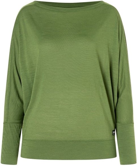 Thumbnail - super.natural - Women's Kula Top - Merinopullover Gr M oliv/grün