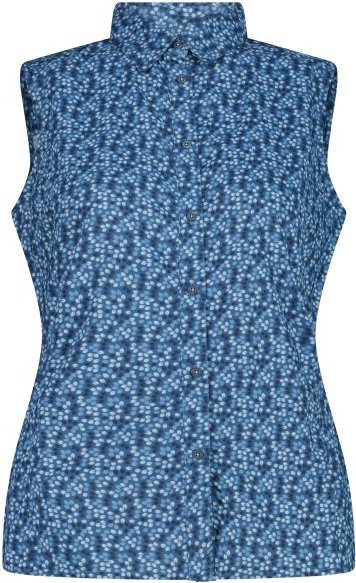 CMP - Women's Shirt with Pattern - Bluse Gr 38 blau