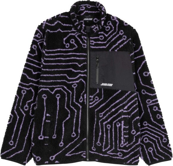 Santa Cruz - Freestyle Jacket - Fleecejacke Gr M schwarz