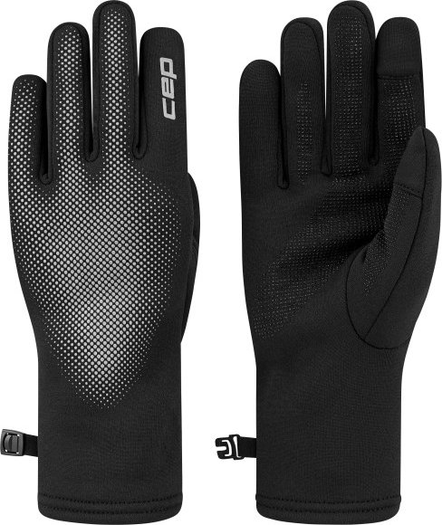 CEP - Core Run Reflective Gloves - Handschuhe Gr S schwarz