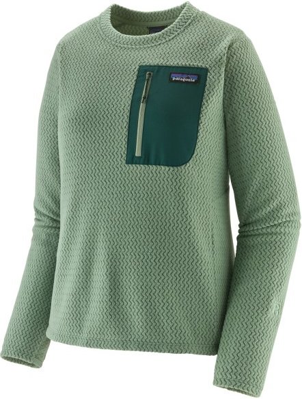 Thumbnail - Patagonia - Women's R1 Air Crew - Fleecepullover Gr M grün