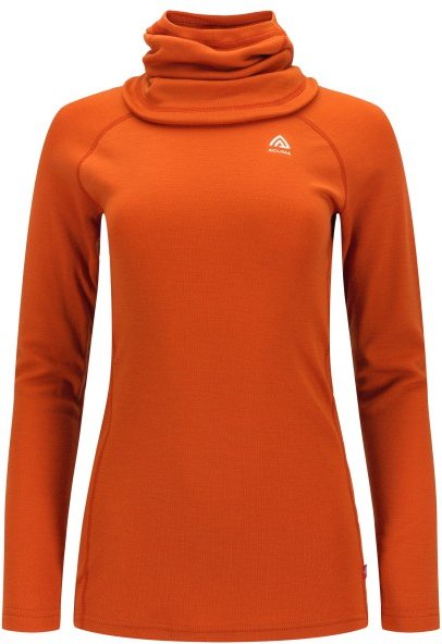 Thumbnail - Aclima - Women's Warmwool Hoodsweater V2 - Merinohoodie Gr L rot