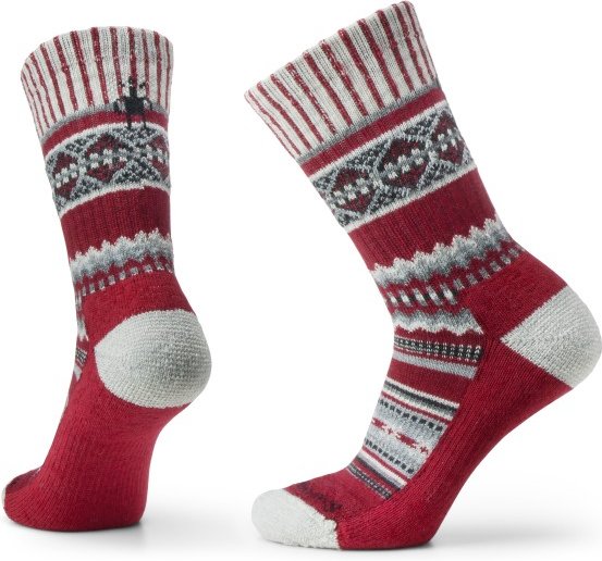 Thumbnail - Smartwool - Everyday Snowed In Sweater Crew - Multifunktionssocken Gr M bunt