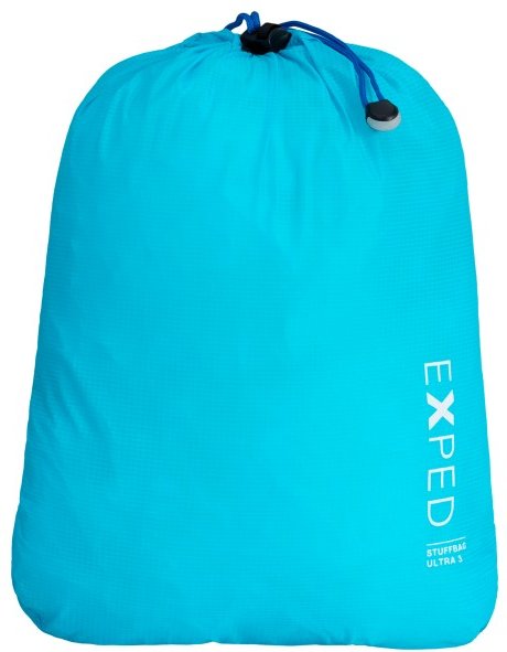 Exped - Stuffbag Ultra - Packsack Gr 3 l - 24 x 17 x 10 cm türkis/blau