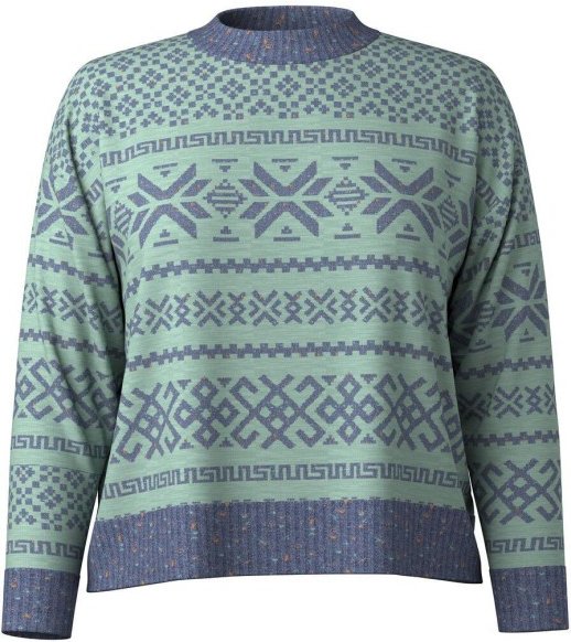 Thumbnail - Smartwool - Women's Edgewood Heritage Crew Sweater - Merinopullover Gr M türkis