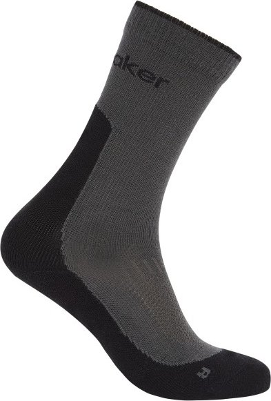 Icebreaker - Women's Merino Hike+ Light Crew - Wandersocken Gr M grau