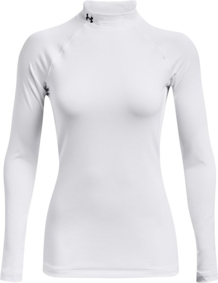 Thumbnail - Under Armour - Women's CG Authentics Mockneck - Funktionsshirt Gr XS weiß