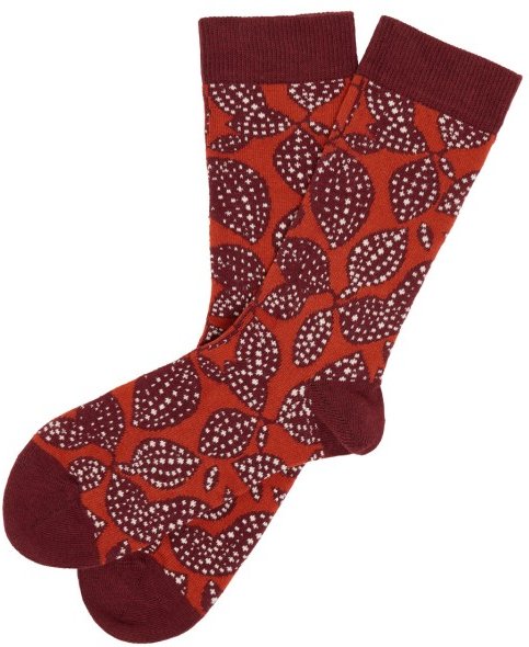 Tranquillo - Women's Socken Fired Brick Turtle - Multifunktionssocken Gr 35–38 rot