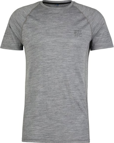 Stoic - Merino180 BengtSt. S/S - Merinounterwäsche Gr M grau