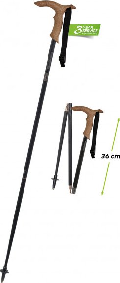 Thumbnail - Komperdell - Walking Staff FXP - Gehstock Gr 85 cm schwarz
