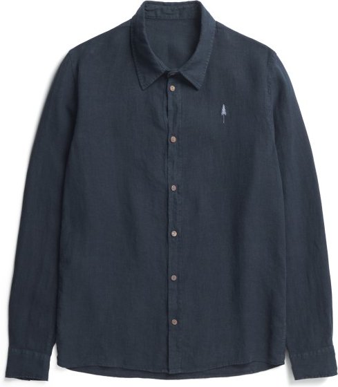 NIKIN - TreePlanter Shirt Linen - Hemd Gr S blau