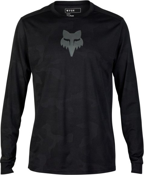 FOX Racing - Ranger Tru Dri L/S Jersey - Radtrikot Gr XL schwarz
