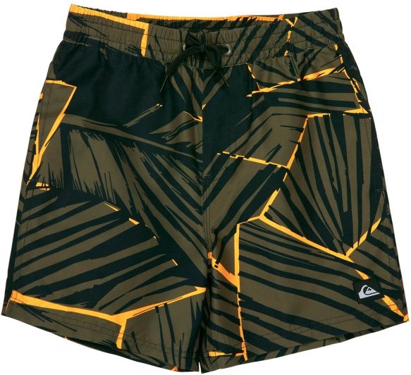 Quiksilver - Kid's Everyday Printed Volley 14'' - Badehose Gr 158/164 oliv