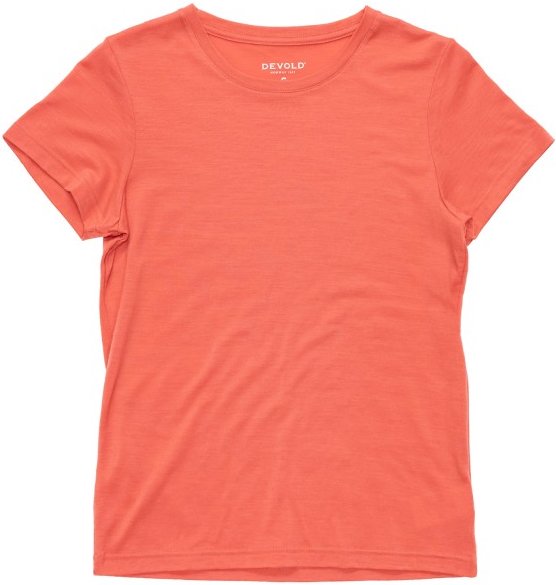 Devold - Women's Classic Tee - Merinoshirt Gr XL rot