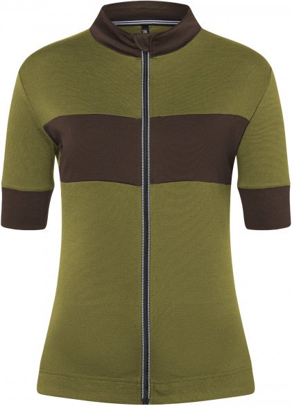 super.natural - Women's Grava Jersey - Radtrikot Gr S oliv