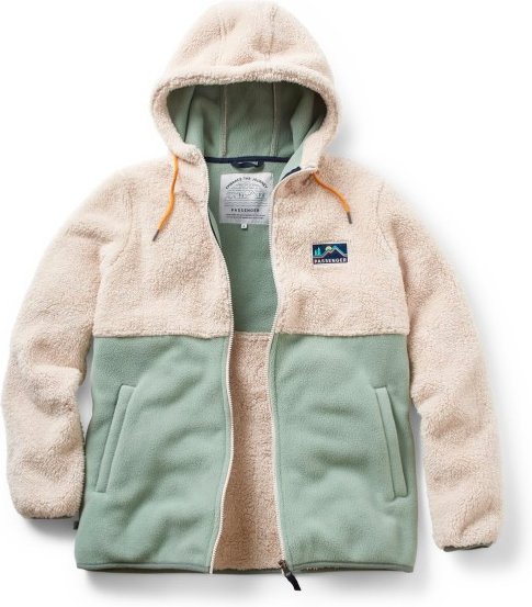 Passenger - Women's Nestling Sherpa Hooded Fleece - Winterjacke Gr L beige