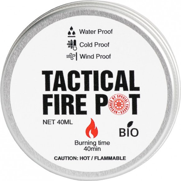 TACTICAL FOODPACK - Tactical Fire Pot - Trockenbrennstoffkocher Gr 40 ml