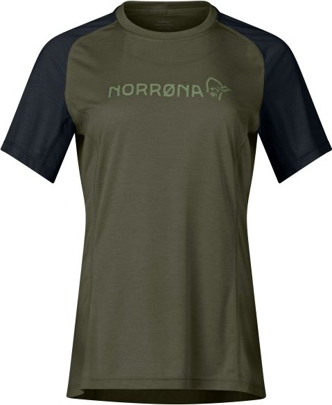 Norrøna - Women's Fjørå Equaliser Lightweight T-Shirt - Radtrikot Gr S oliv