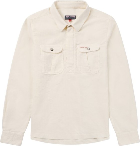 Amundsen Sports - Women's Ranger Velvet Half-Zip Shirt - Bluse Gr XS weiß/beige