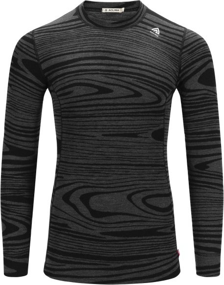 Aclima - WW Crew Neck - Merinounterwäsche Gr L schwarz