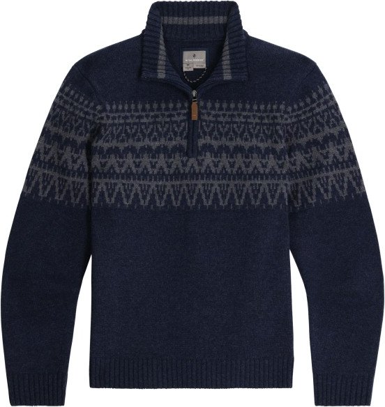 Royal Robbins - Arch Rock 1/4 Zip - Merinopullover Gr XL blau