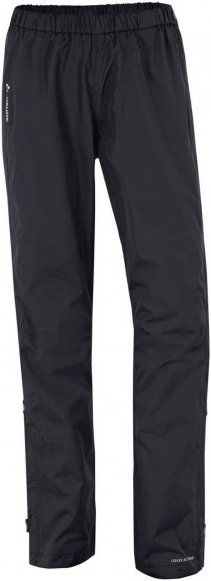 Thumbnail - Vaude - Women's Fluid Full-Zip Pants - Regenhose Gr 46 schwarz
