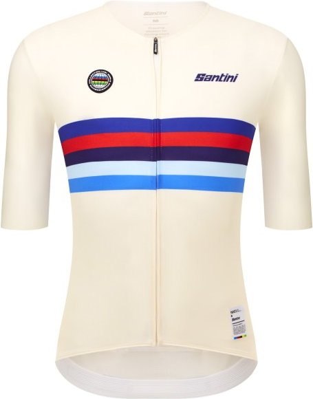 Santini - UCI World Champion Jersey - Radtrikot Gr M weiß