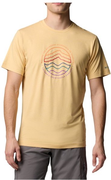 Columbia - Kwick Hike Graphic S/S Tee - T-Shirt Gr XXL beige