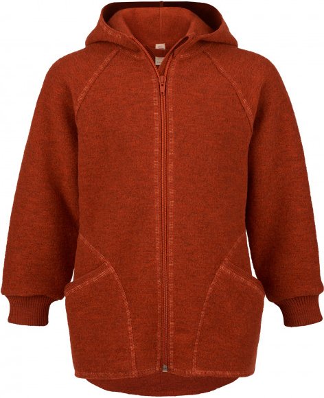 Engel - Baby-Jacke mit Kapuze und Reißverschluß - Wolljacke Gr 110/116 rot