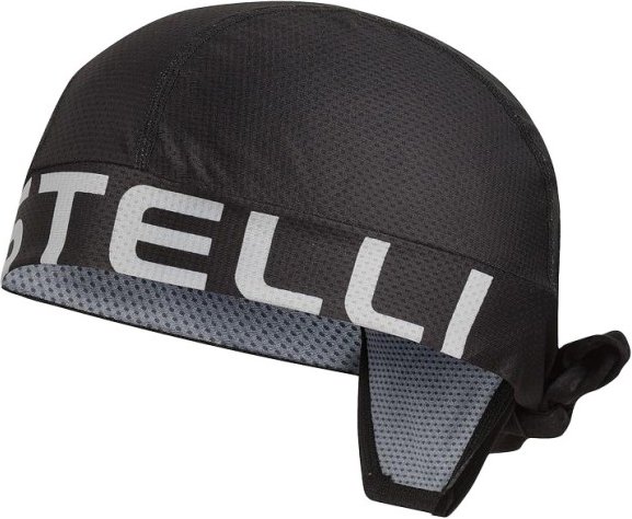 Castelli - Bandana - Radmütze Gr One Size grau/schwarz