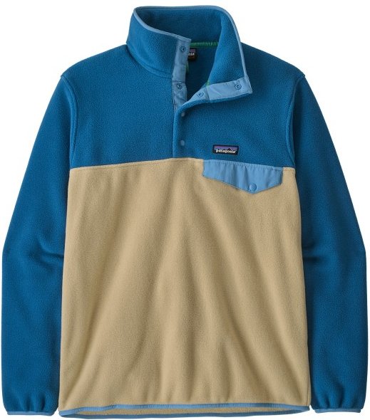 Patagonia - Lightweight Synch Snap-T P/O - Fleecepullover Gr S blau/beige
