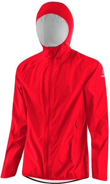 Löffler - Hooded Jacket WPM Pocket - Regenjacke Gr 54 rot