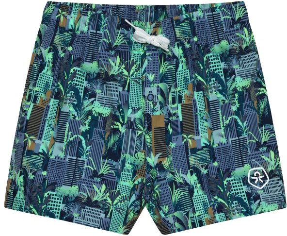 Color Kids - Kid's Swim Shorts AOP - Boardshorts Gr 140 blau