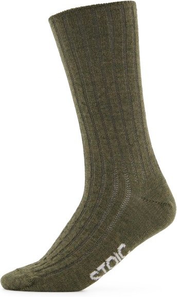 Stoic - Merino Basic Rib Socks Heritage - Multifunktionssocken Gr 42-44 grün