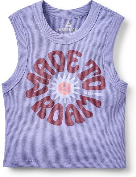Passenger - Women's Easy Days Ribbed Graphic Vest - Top Gr L lila