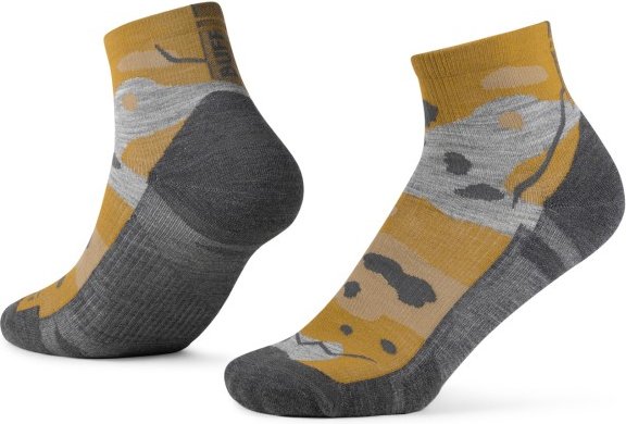 Buff - Merino Lightweight Quarter Sock LWQ2 - Multifunktionssocken Gr 39-41 - EU: 39-41 grau