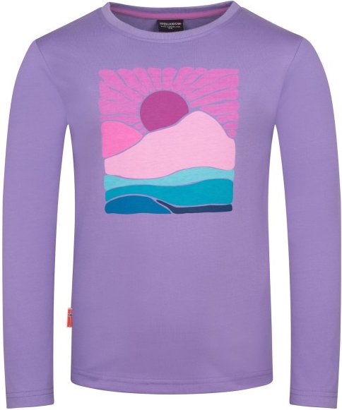 Trollkids - Girl's Falketind Longsleeve - Longsleeve Gr 140 lila