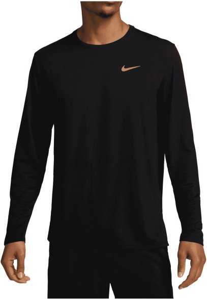 Nike - Miler Dri-Fit UV - Laufshirt Gr L schwarz