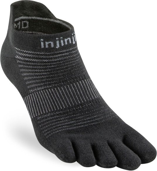 Thumbnail - Injinji - Run Original Weight No Show - Laufsocken Gr XL schwarz