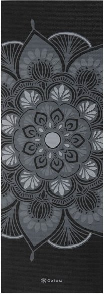 Thumbnail - GAIAM - 4 mm Classic Printed Yoga Mat - Yogamatte Gr 61 x 173 x 0,4 cm grau