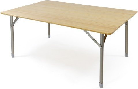 Basic Nature - Falttisch Bambus - Campingtisch Gr 100 x 65 cm weiß