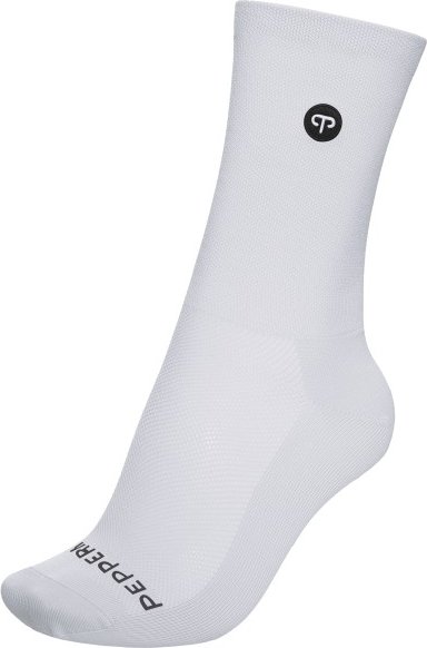 PEPPERMINT - Women's Signature Knitted Socks - Radsocken Gr M/L grau/weiß