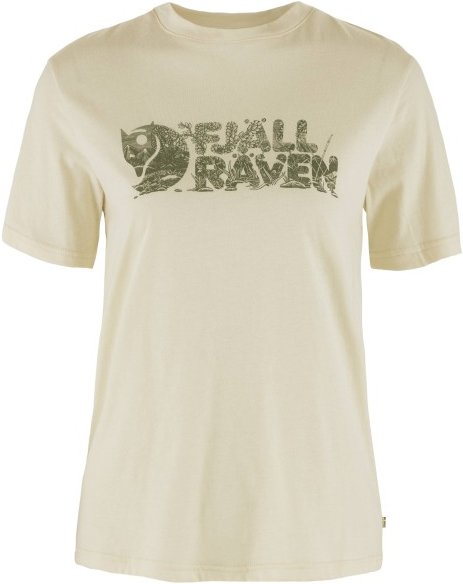 Fjällräven - Women's Lush Logo T-Shirt - T-Shirt Gr XL beige