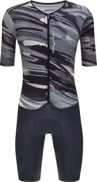 Thumbnail - Santini - Madss Aerosuit - Radeinteiler Gr 3XL grau/blau